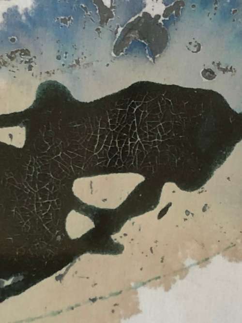 INVESTMENT ART~ HENNIE NIEMANN SNR (1941 - ) FRAMED MIXED MEDIA ON PAPER -  2019