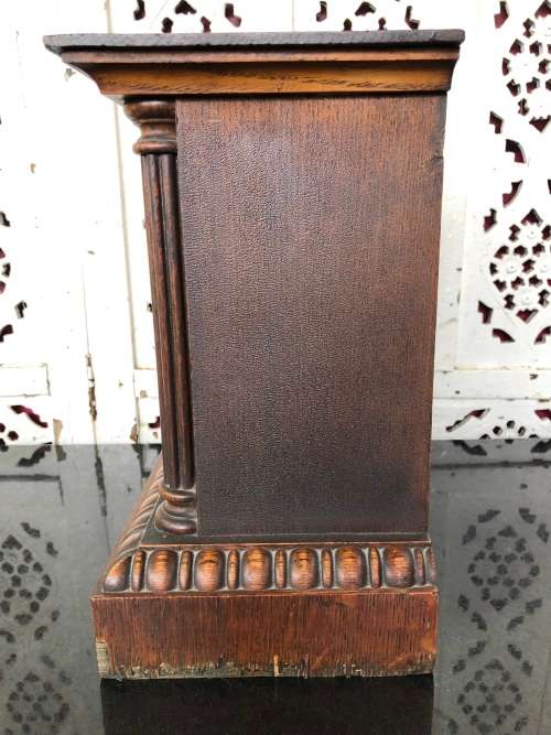 HAC ( HAMBURG AMERIKANISCHE UHRENFABRIK ) FULLY WORKING CHIMING ANTIQUE MANTLE CLOCK