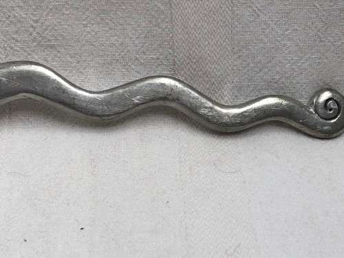 WOW !!! CARROL BOYES FUNCTIONAL ART !!!!  - WAVE PATTERN SERVING SPOON CLEARLY MARKED