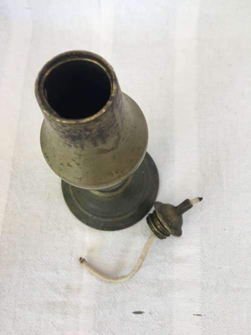 Ancient Bronze Oil Burner
