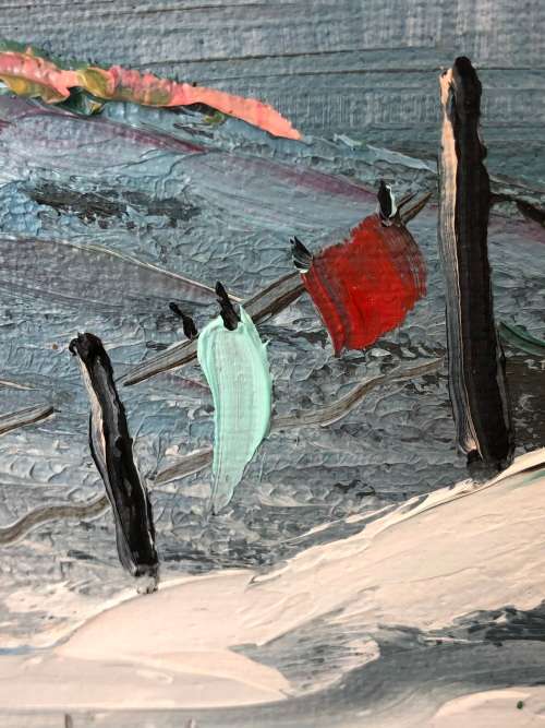 INVESTMENT ART !!! STUNNING ORIGINAL HELENA MOMMEN (SA) FRAMED OIL ON CANVAS FIXED TO BOARD