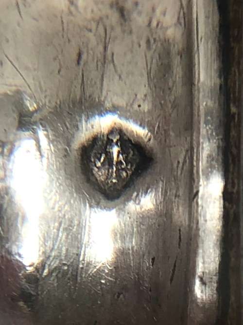 WOW !! FRENCH HALLMARKED SILVER HANDLED CARVING KNIFE - CLEARLY MARKED PARIS - c1838 - PRESENT