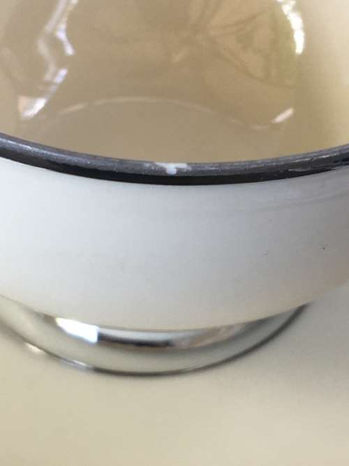 Rare KPM Kjebenhavns Porcellains Maleri A/5 Marked Biscuit & Silvert Gilt Duo Demmitasse