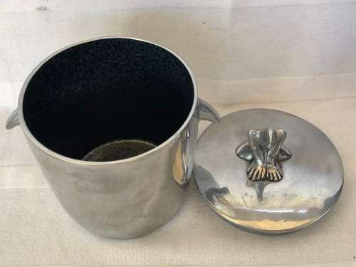 WOW !!! CARROL BOYES FUNCTIONAL ART !!! EARLY EDITION LEAPFROG ICE BUCKET - CLEARLY MARKED
