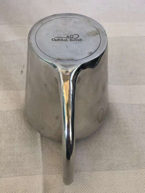 WOW !!! CARROL BOYES FUNCTIONAL ART !!! CREAMER - WAVE PATTERN - CLEARLY MARKED