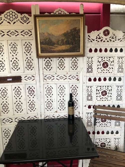 INVESTMENT ART !!! ANTON STRAUSS (SA 20th C) AMAZING FRAMED OIL ON BOARD PAINTING TITLED ON THE REAR