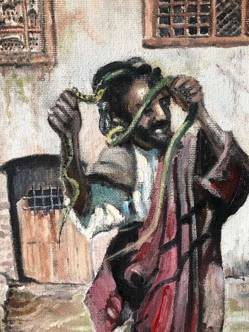 INVESTMENT ART !!!! C.S.BALLANTYNE (SA 20th C) WONDERFUL OIL ON BOARD PAINTING - BEAUTIFUL FRAME