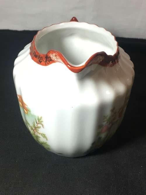 Seal Marked Japan Kutani family Enamel Hand Painted Milk Jug 250ml