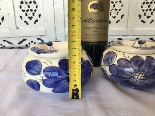 Vintage Fanfoart Made in Spain Pintado A Mano Glazed Pottery