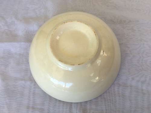 South African Hand painted Glazed Pottery Bowl,