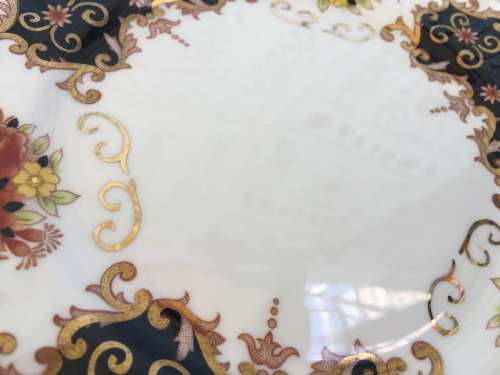 Rare Disc- c 1960s Royal Albert Bone China England `HERITAGE` Imari Style Trio Montrose Footed Cup