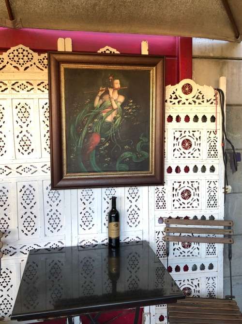 INVESTMENT ART !!! ZHANG LAN - STUNNING FRAMED SIGNED OIL ON CANVAS - SIGNED DATED ON THE BACK