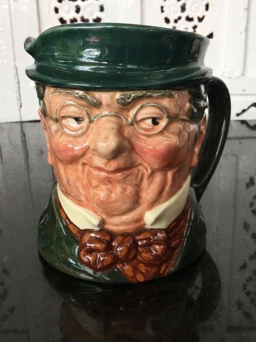 Royal Doulton "Mr Pickwick" Large Porcelain Toby Jug c1928-1932