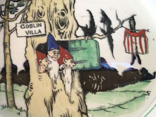 Vintage "The Imps" Nursery Ware Grimwades Stoke-on-Trent England "Goblin Villa"