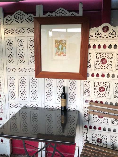 INVESTMENT ART !!! THEO PAUL VORSTER - (SWA 1958 -) LIMITED EDITION HAND COLOURED ETCHING 41/100