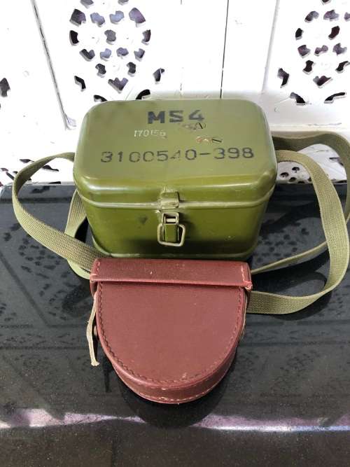 WOW !!! IRAQ MILITARY MORTAR MS4 SIGHT 120MM AZIMUTH DEVICE GEAR AS NEW IN THE BOX WITH SPARES