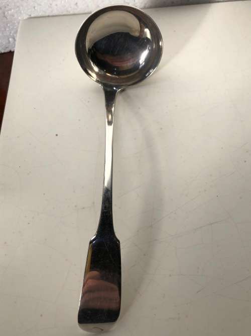 WOW !!! PATRICK SUTHERLAND (died 1848) EDINBURGH HALLMARKED 1829 SAUCE LADLE - 23.88g