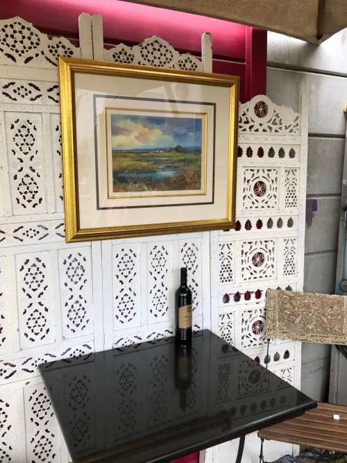 INVESTMENT ART  - ERYN GADSBY (SA 20th C) GORGEOUS FRAMED OIL ON CANVAS LANDSCAPE - LARGE FRAME