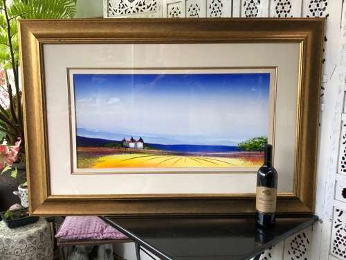INVESTMENT ART- PIETER JACQUES KRUGEL (SA 1958 -) HUGE ACRYLIC ON CANVAS BOARD LANDSCAPE PAINTING