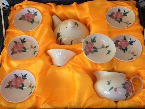 Vintage Limited Edition Boxed Wedding Ceremony Fine China Tea Set  `Cultural Heritage Protection`