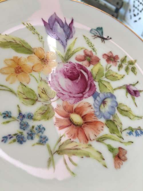 Hand Painted Limited Edition Plate by Alice Bell
