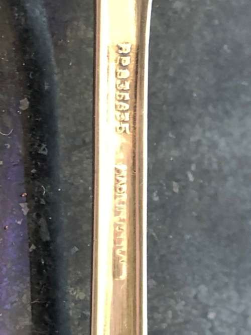 STUNNING STERLING SILVER HALLMARKED SUGAR SPOON - ANGORA SILVER - BIRMINGHAM 1947 - 19g