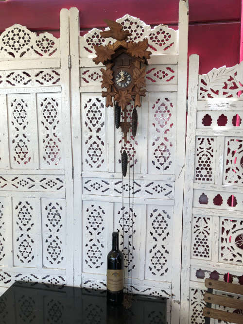 HUGE GERMAN REGULA HUNTING THEME CUCKOO CLOCK - COMPLETE - WORKING