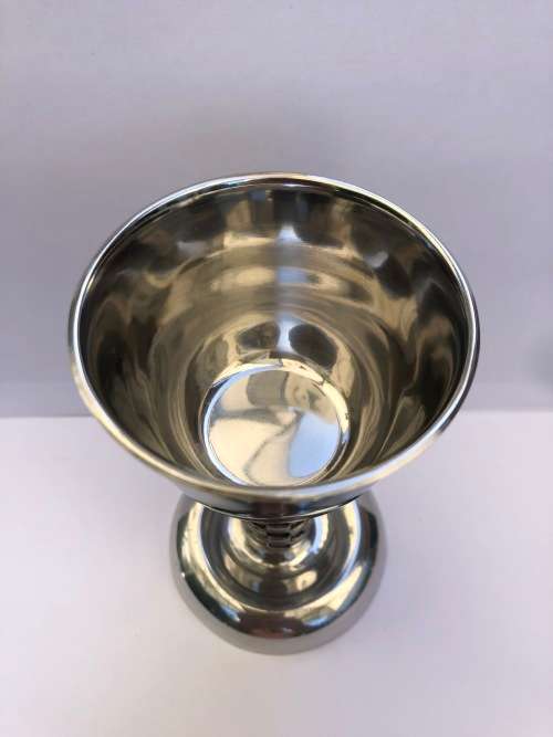 WHAT A STUNNER !!! CARROL BOYES FUNCTIONAL ART - CHECK KIDDUSH CUP / GOBLET DATED 2006