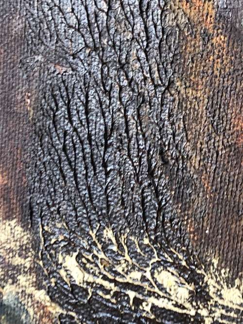 WOW !!! STUNNING LARGE FRAMED OIL ON CANVAS - WOODLAND OWL - DATED 1977 AND SIGNED BY THE ARTIST