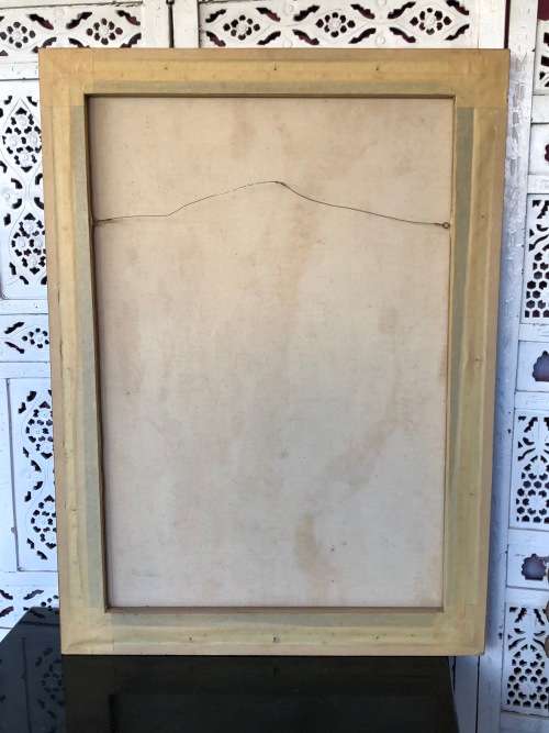 WOW !!! STUNNING LARGE FRAMED OIL ON CANVAS - WOODLAND OWL - DATED 1977 AND SIGNED BY THE ARTIST