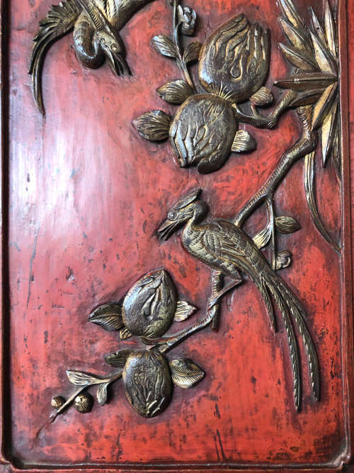 INVESTMENT ART 18TH CENTURY ANTIQUE TRADITIONAL HAND CRAFTED CHINESE 3D FRAMED WOODEN PANEL No 1