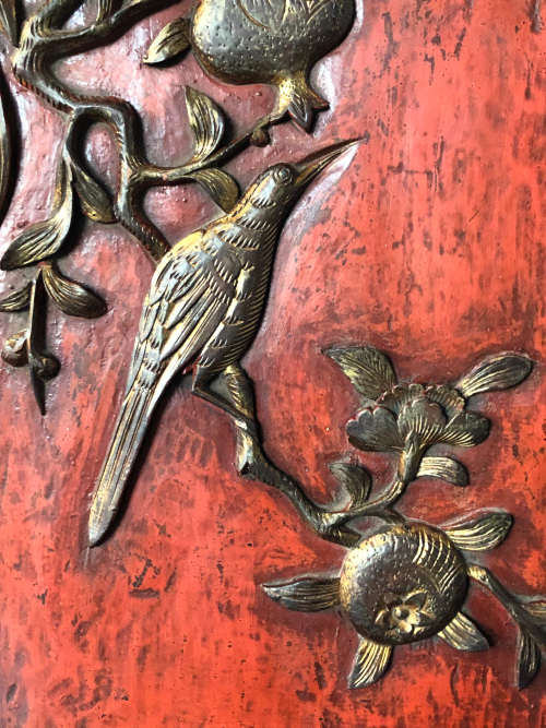 INVESTMENT ART 18TH CENTURY ANTIQUE TRADITIONAL HAND CRAFTED CHINESE 3D FRAMED WOODEN PANEL No 2