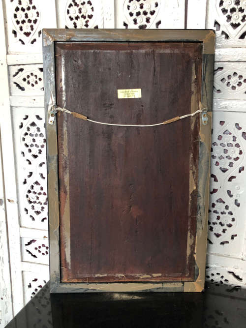 INVESTMENT ART 18TH CENTURY ANTIQUE TRADITIONAL HAND CRAFTED CHINESE 3D FRAMED WOODEN PANEL No 2