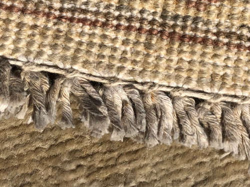 STUNNING VINTAGE PURE WOOL HAND KNOTTED AFGHAN CHOBI PERSIAN CARPET (runner) 3860 X 870mm