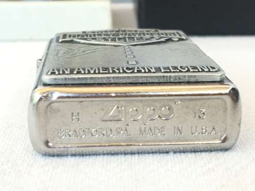 Genuine Zippo Lighter- An American Legend Harley Davidson 2013- In Original Box Like New