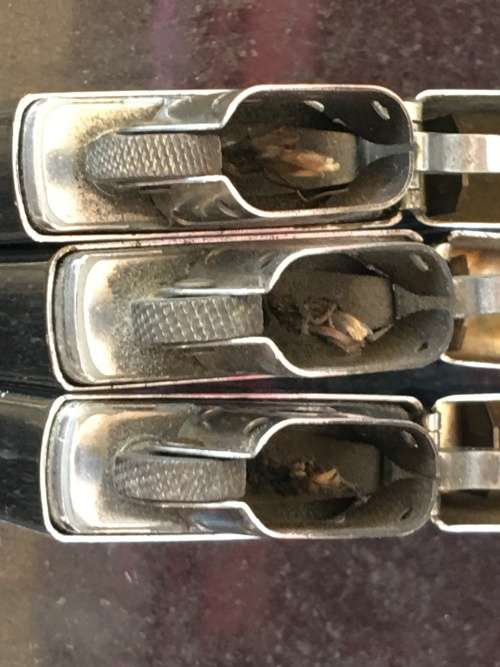 Vintage Lot 3 Genuine Zippo Harley Davidson  Bradford USA Lighters. Used.
