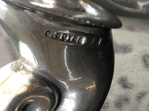 CARROL BOYES FUNCTIONAL ART !!!! - WAVE PATTERN LARGE SALAD BOWL - POLISHED BY CARROL BOYES FACTORY