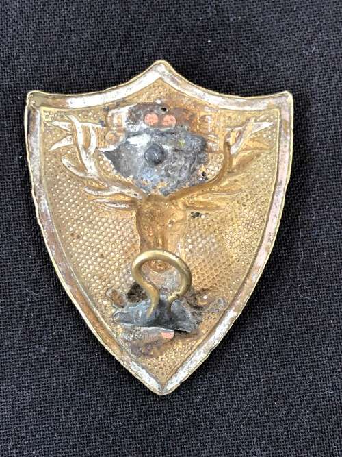 A GORDON HIGHLANDERS SPORRAN BADGE - ONLY ONE LUG