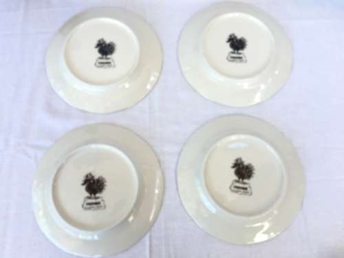 lot Vine Embossed Edge French Fragonard Courting Couples Display Plates By Premier Collector Series