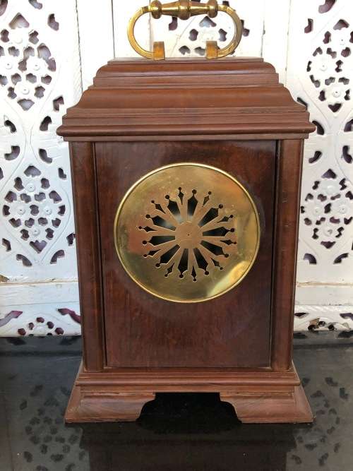 WOW !!! FRANCOIS THEODORE DEVAULX (1808 - 1870) TEAK CASED BRACKET CLOCK - NO KEY - NOT WORKING