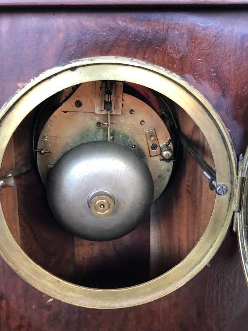 WOW !!! FRANCOIS THEODORE DEVAULX (1808 - 1870) TEAK CASED BRACKET CLOCK - NO KEY - NOT WORKING