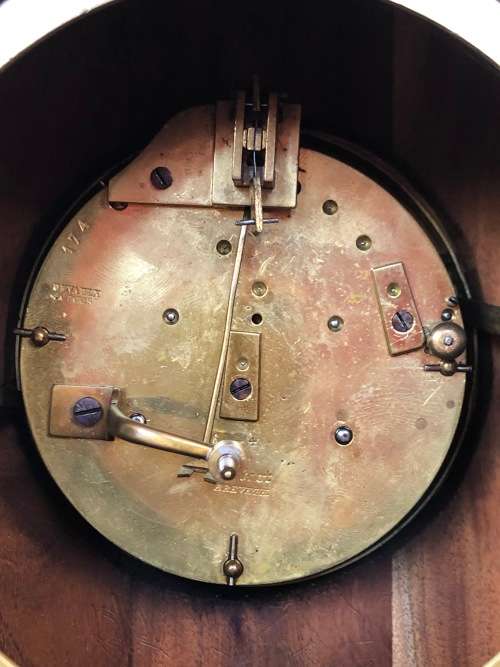 WOW !!! FRANCOIS THEODORE DEVAULX (1808 - 1870) TEAK CASED BRACKET CLOCK - NO KEY - NOT WORKING