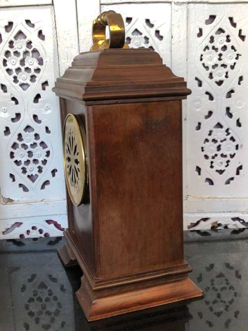 WOW !!! FRANCOIS THEODORE DEVAULX (1808 - 1870) TEAK CASED BRACKET CLOCK - NO KEY - NOT WORKING