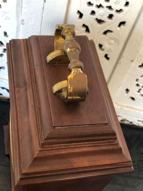 WOW !!! FRANCOIS THEODORE DEVAULX (1808 - 1870) TEAK CASED BRACKET CLOCK - NO KEY - NOT WORKING