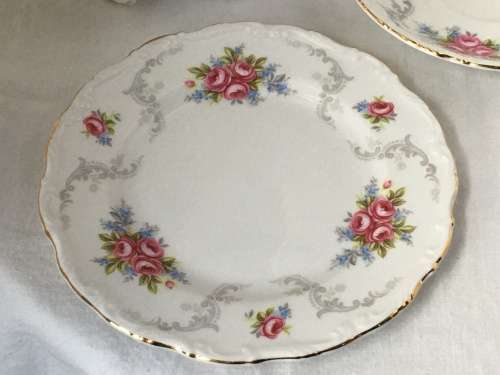 Royal Albert `TRANQUILLITY`,Trio - c1969 Cup Shape,Gainsborough, Malvern,
