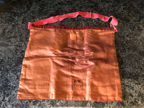 RARE FIND !!! VINTAGE FREEMASON REGALIA LODGE ROYAL ORDER BUFFALOES (PRIMO) APRON AND RIBBON