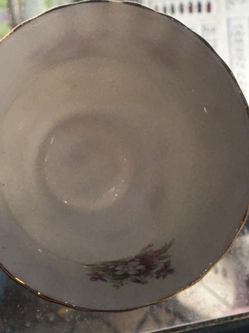 c1966s Royal Albert Bone China `SWEET VIOLETS` TRIO