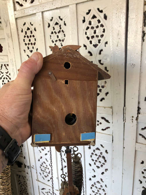 WEST GERMAN CUCKOO CLOCK - COMPLETE - WORKING