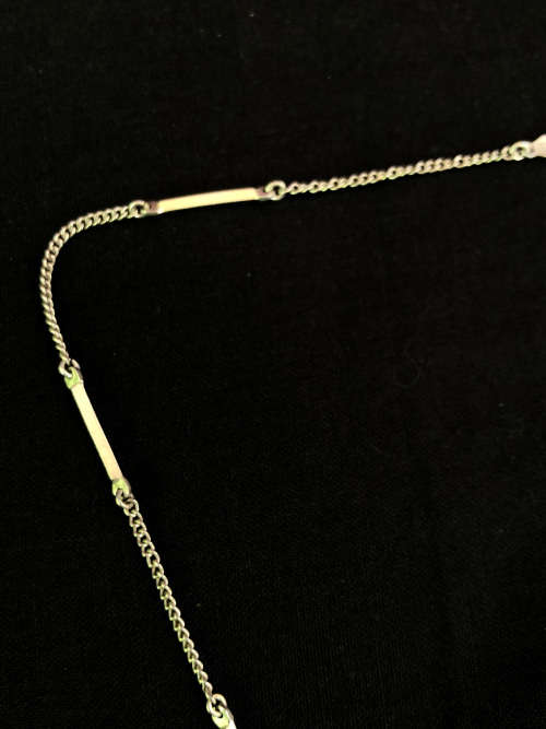 STUNNING STERLING SILVER CHOKER CHAIN - 5g - CLEARLY MARKED