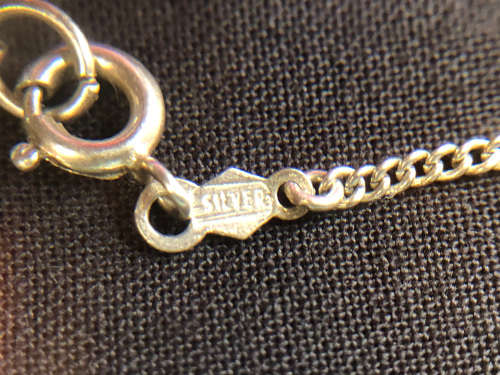 STUNNING STERLING SILVER CHOKER CHAIN - 5g - CLEARLY MARKED